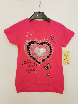 Shirt Heart pink